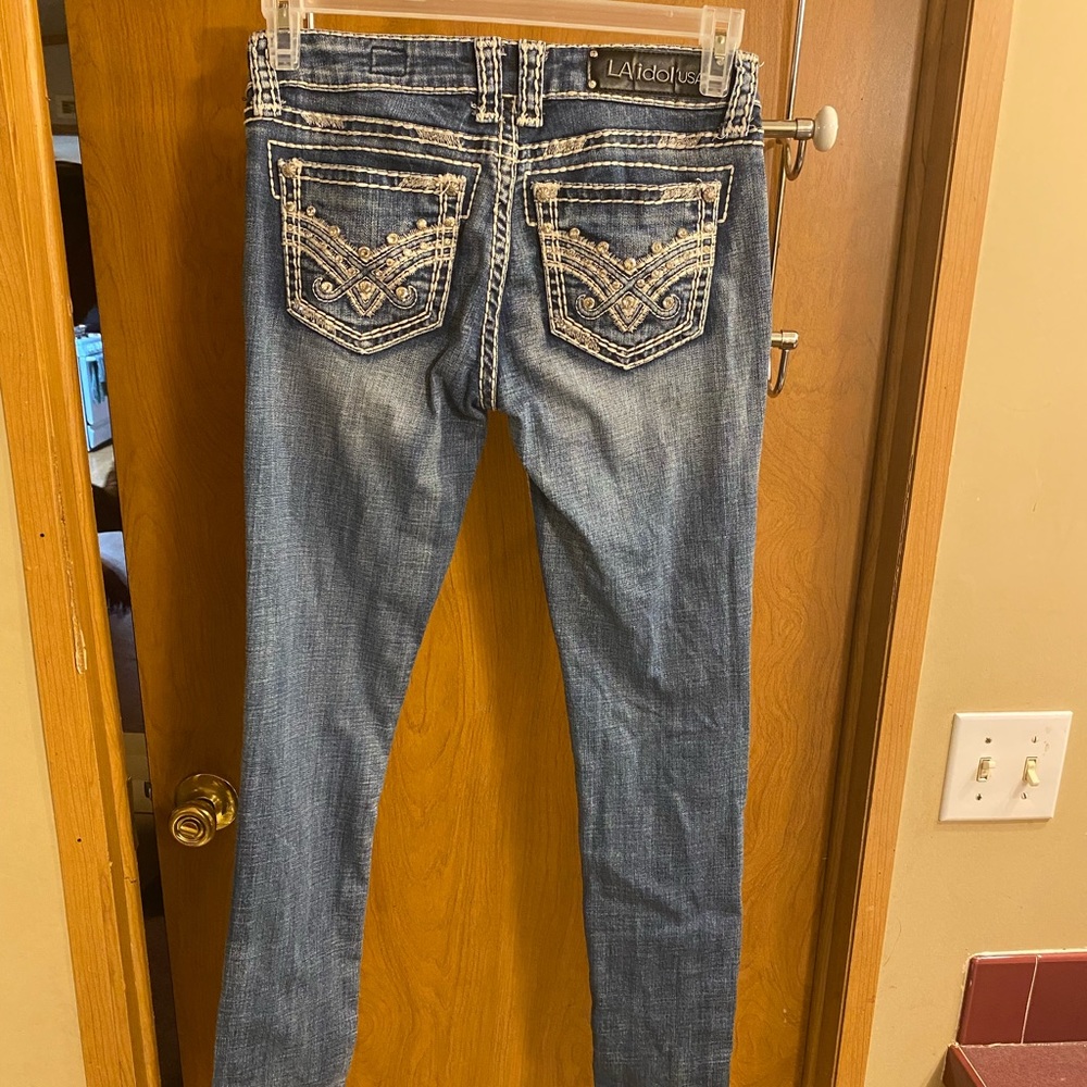 Womens L.A. Idol straight leg jeans